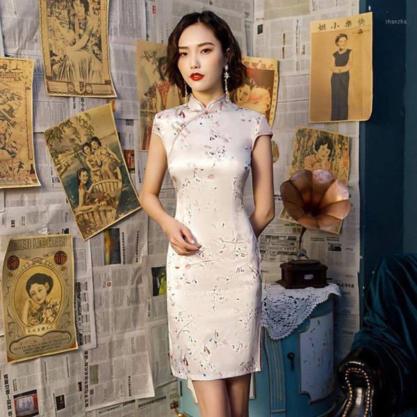 ladies print satin cheongsam chinese style short qipao summer formal dress novelty national dress s-3xl1, Red
ladies print satin cheongsam chinese style short qipao summer formal dress novelty national dress s-3xl1, Red