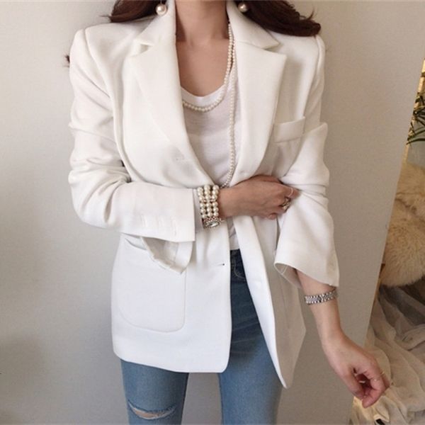 2021 new female autumn blazers buttons pockets vintage jackets engraved oversize wild lady jk1302 bjxr, White;black
2021 new female autumn blazers buttons pockets vintage jackets engraved oversize wild lady jk1302 bjxr, White;black