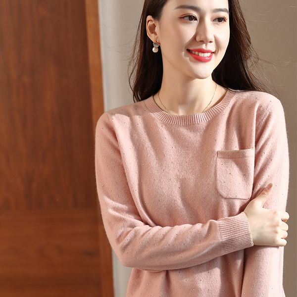 2021 women sweaters with diamond 100% pure wool knitted jumpers winter new fashion pullovers o-neck thick warm ladies clothes ryw1, White;black
2021 women sweaters with diamond 100% pure wool knitted jumpers winter new fashion pullovers o-neck thick warm ladies clothes ryw1, White;black