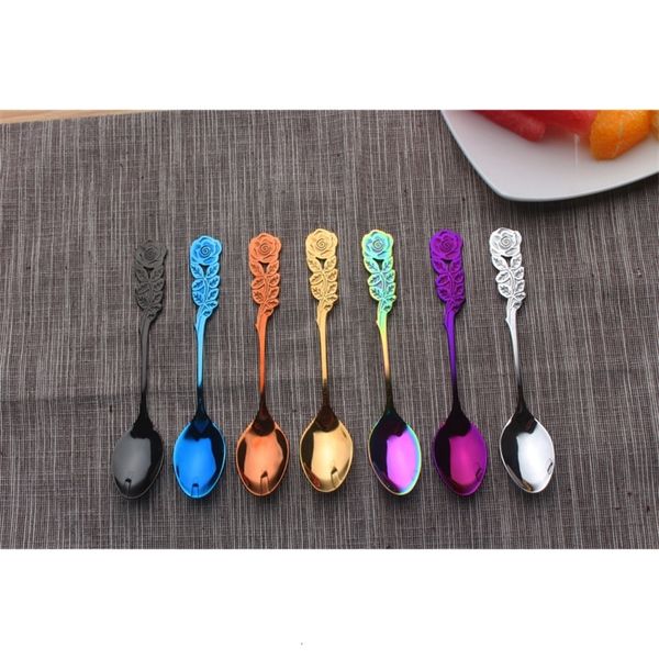 creative rose handle spoon 304 stainless steel tea dessert spoon 7 colors coffee spoon l home wedding supplies
creative rose handle spoon 304 stainless steel tea dessert spoon 7 colors coffee spoon l home wedding supplies