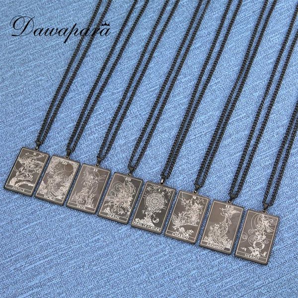pendant necklaces dawapara shadowscapes tarot the first set of cards necklace major arcana stainless steel jewelry, Silver
pendant necklaces dawapara shadowscapes tarot the first set of cards necklace major arcana stainless steel jewelry, Silver