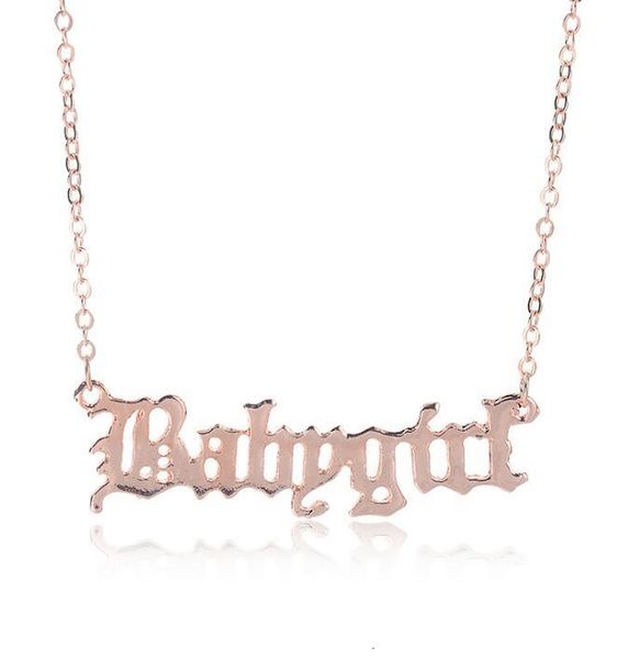 dhl handmade dainty letter babygirl charm pendant necklace gold plated chain gothic personalized jewelry gift nw and wom
dhl handmade dainty letter babygirl charm pendant necklace gold plated chain gothic personalized jewelry gift nw and wom