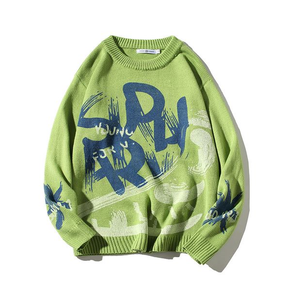 2021 new streetwear mens color block knitted jumper sweaters smoking print crewneck pullover sweater harajuku 27m3, White;black
2021 new streetwear mens color block knitted jumper sweaters smoking print crewneck pullover sweater harajuku 27m3, White;black