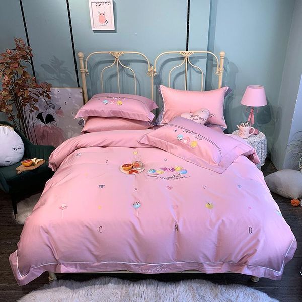 bedding sets 60s long stapled pure cotton 4pcs simple style bed duvet cover bedspread sheet pillowcase pink lollipop green
bedding sets 60s long stapled pure cotton 4pcs simple style bed duvet cover bedspread sheet pillowcase pink lollipop green