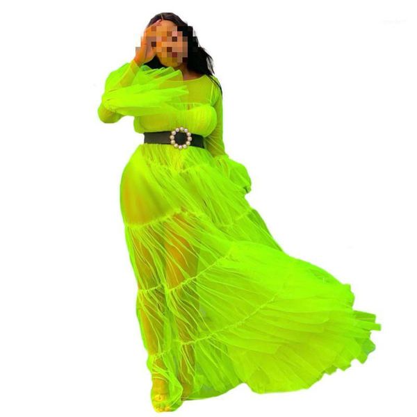casual dresses fluorescent green dress sheer mesh see through fold big swing long sleeve women clubwear summer beach1, Black;gray
casual dresses fluorescent green dress sheer mesh see through fold big swing long sleeve women clubwear summer beach1, Black;gray