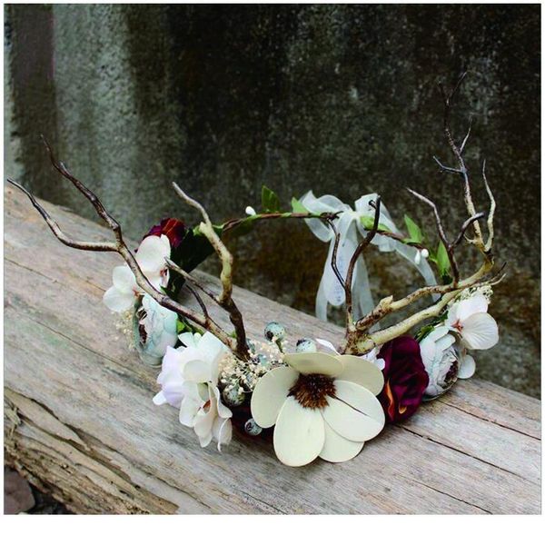 wholesale handmade antlers flower wreath girls party prom flower tiara women wedding headbands bridal hair acc jlllie
wholesale handmade antlers flower wreath girls party prom flower tiara women wedding headbands bridal hair acc jlllie