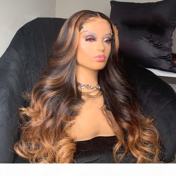 13x6 lace front brown highlights blonde wig deep part lace frontal human hair wigs with baby hair prepluck wavy, Black;brown
13x6 lace front brown highlights blonde wig deep part lace frontal human hair wigs with baby hair prepluck wavy, Black;brown