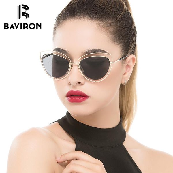 sunglasses baviron diamonds design women metal frame colorful glasses lens cat eye style woman sun fashion, White;black
sunglasses baviron diamonds design women metal frame colorful glasses lens cat eye style woman sun fashion, White;black