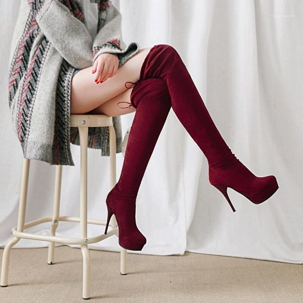 boots 11.5cm heels women shoes dress over knee winter woman faux suede leather boot womens thigh high ladies snow shoe1, Black
boots 11.5cm heels women shoes dress over knee winter woman faux suede leather boot womens thigh high ladies snow shoe1, Black