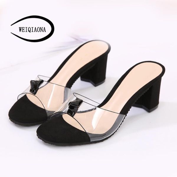 weiqiaona 2020 new high heels women shoes sandals summer peep toe chunky high heels party shoes slipper beach, Black
weiqiaona 2020 new high heels women shoes sandals summer peep toe chunky high heels party shoes slipper beach, Black