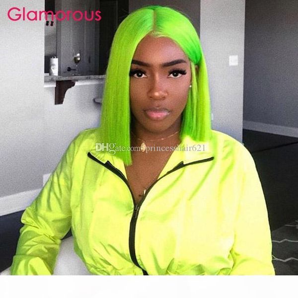 neon green human hair wigs brazilian remy hair short bob lace front wig ing, Black;brown
neon green human hair wigs brazilian remy hair short bob lace front wig ing, Black;brown