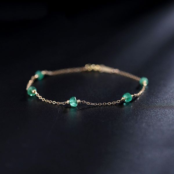 daimi 14k gold injection emerald bracelet gypsophila bracelet natural gift q1201, Black
daimi 14k gold injection emerald bracelet gypsophila bracelet natural gift q1201, Black
