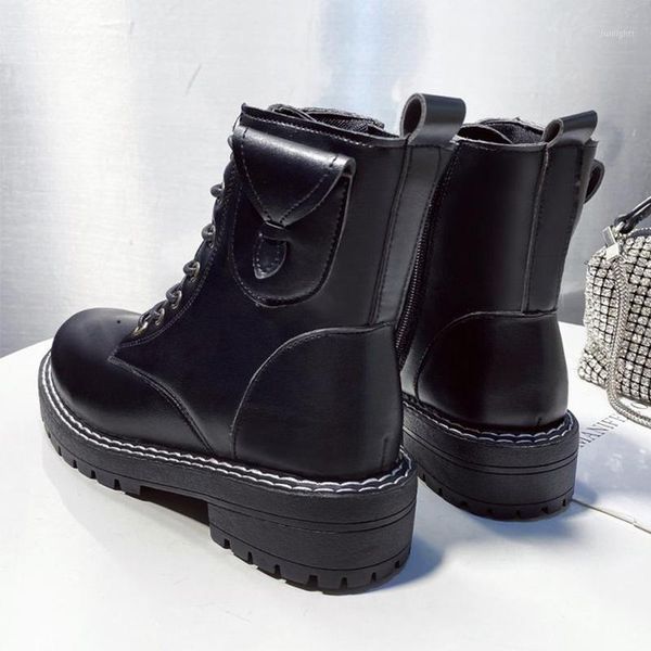 boots women ankle square heel pu leather zipper sewing women's shoes ladies non-slip female platform solid 2021 1, Black
boots women ankle square heel pu leather zipper sewing women's shoes ladies non-slip female platform solid 2021 1, Black