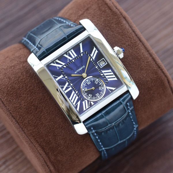 2020 classic tank men watches joker leather wristwatches square mens watch 34x44mm d3133
2020 classic tank men watches joker leather wristwatches square mens watch 34x44mm d3133