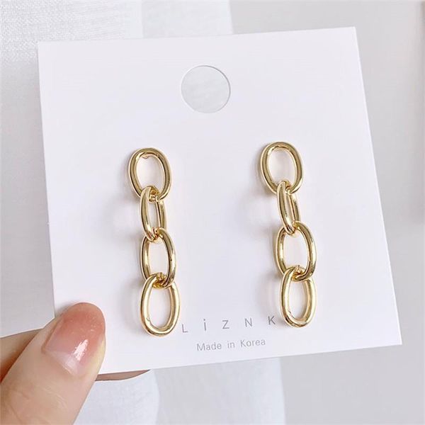 fashion retro metal geometry elliptic tassel earring punk chain joker stud earrings for women new jewelry accessories, Golden;silver
fashion retro metal geometry elliptic tassel earring punk chain joker stud earrings for women new jewelry accessories, Golden;silver