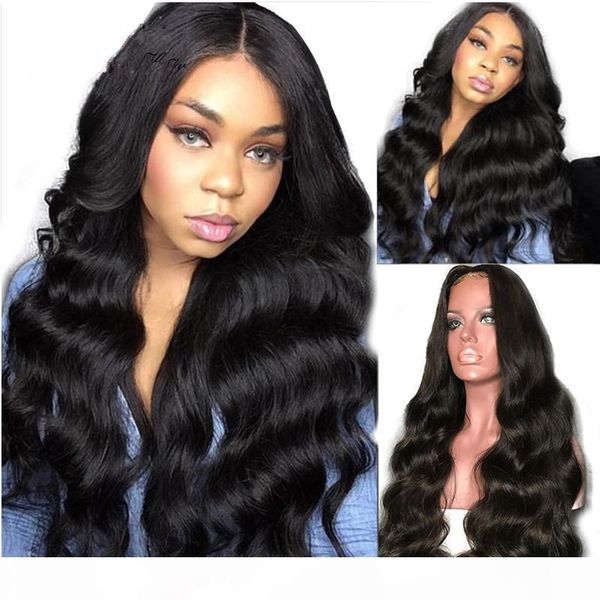 body wave lace front wig brazilian remy human hair for african americans 250% density 16 inch #1b color, Black;brown 
body wave lace front wig brazilian remy human hair for african americans 250% density 16 inch #1b color, Black;brown