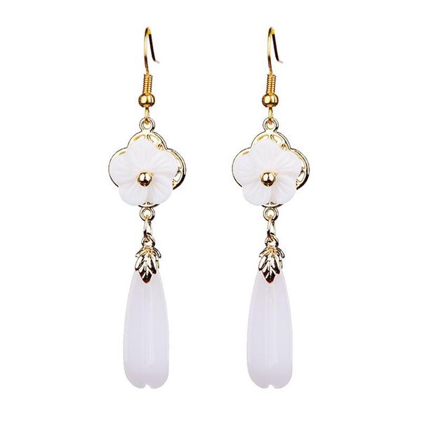 1 pair ethnic long earrings woman's vintage earring ear danglers retro ear drops, Silver
1 pair ethnic long earrings woman's vintage earring ear danglers retro ear drops, Silver