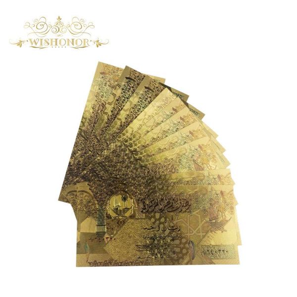 10pcs lot for colored qatar banknotes 1 riyals banknotes in 24k gold fake paper money for gift wmtbsg rimmer
10pcs lot for colored qatar banknotes 1 riyals banknotes in 24k gold fake paper money for gift wmtbsg rimmer