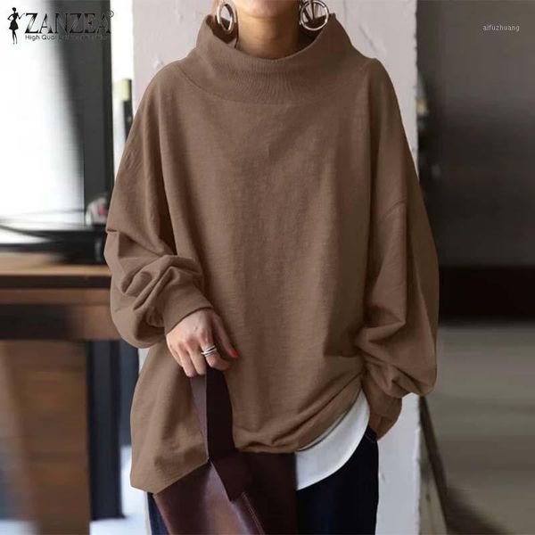 stylish women's turtleneck sweatshirts 2021 zanzea autumn hoodies solid casual puff sleeve pullover female solid tunic plus size1, Black
stylish women's turtleneck sweatshirts 2021 zanzea autumn hoodies solid casual puff sleeve pullover female solid tunic plus size1, Black
