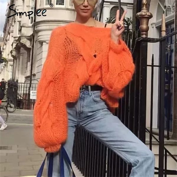simplee hollow out mohair women pullover sweater autumn winter lantern sleeve female orange sweater oversize ladies jumper 2019 y200722, White;black
simplee hollow out mohair women pullover sweater autumn winter lantern sleeve female orange sweater oversize ladies jumper 2019 y200722, White;black
