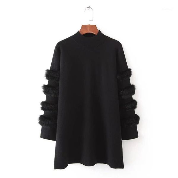 women spring patchwork long-sleeve sweater solid warm turtleneck long jumpers casual sweet knit pullovers1, White;black
women spring patchwork long-sleeve sweater solid warm turtleneck long jumpers casual sweet knit pullovers1, White;black