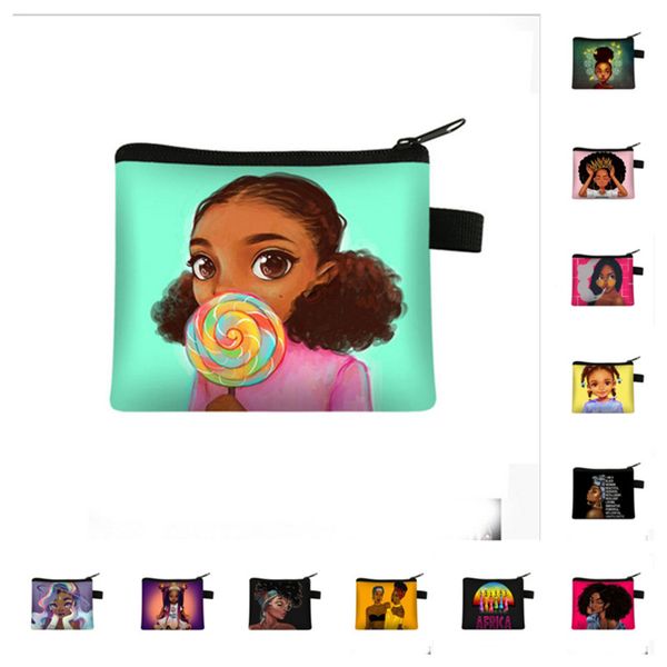 afro girls zipper pouch coin purses credit card holder luxurys designers bags women key holder pocket clutch pouch kids wallets e123001, White
afro girls zipper pouch coin purses credit card holder luxurys designers bags women key holder pocket clutch pouch kids wallets e123001, White