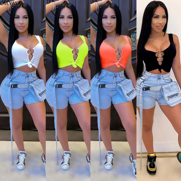 women summer knitted ring splicing sleeveless shirts t-shirt streetwear tee drop shipping good quality, White
women summer knitted ring splicing sleeveless shirts t-shirt streetwear tee drop shipping good quality, White