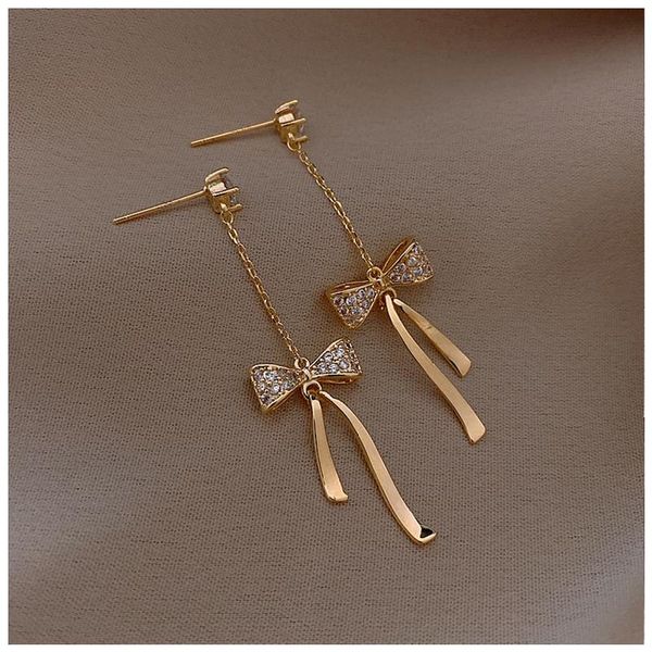bow tassel dangle earrings gold silver plated crystal earrings for women fashion jewelry wedding drop accessorie
bow tassel dangle earrings gold silver plated crystal earrings for women fashion jewelry wedding drop accessorie