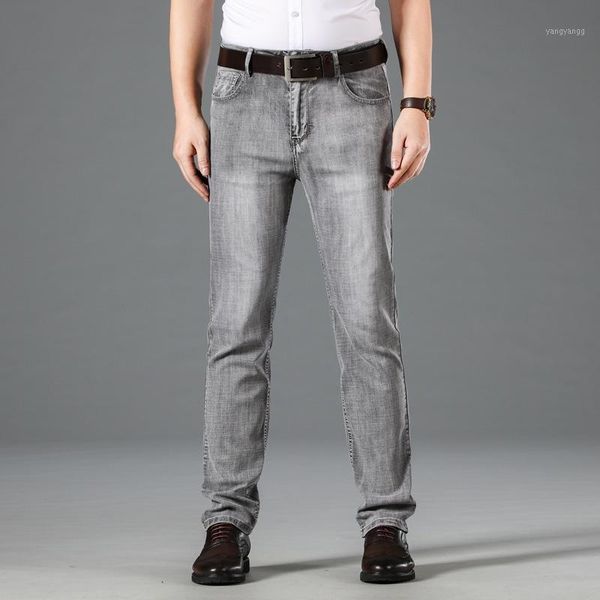 2020 newly fashion men jeans gray color straight fit casual business long pants vintage designer classical elastic jeans men1, Blue
2020 newly fashion men jeans gray color straight fit casual business long pants vintage designer classical elastic jeans men1, Blue