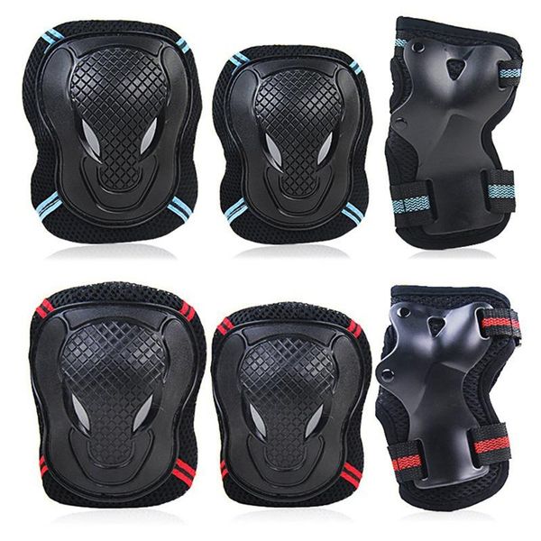 6pcs/set skating protective gear set elbow pads bicycle skateboard ice skate roller bike knee protector for kids men women, Black;gray
6pcs/set skating protective gear set elbow pads bicycle skateboard ice skate roller bike knee protector for kids men women, Black;gray