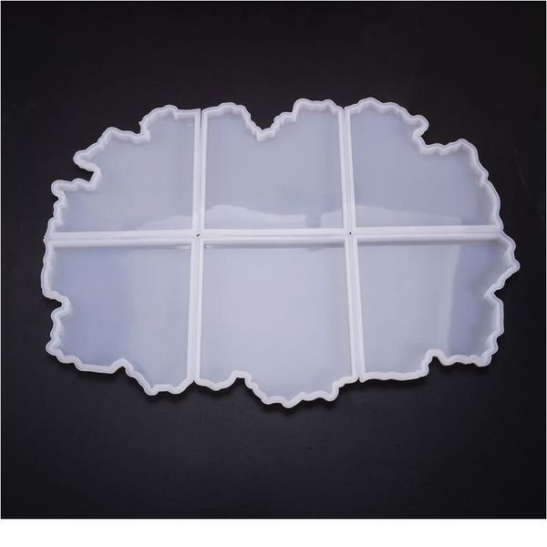 6pcs irregular splicing coaster table sile mold for molds casting coaster diy coasters mould jewelry maki bbynqh, Black
6pcs irregular splicing coaster table sile mold for molds casting coaster diy coasters mould jewelry maki bbynqh, Black