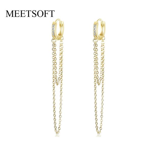 hoop & huggie meetsoft tibetan silver prevent allergy earrings for women trendy design crystal circle long chain tassel jewelry gift, Golden;silver
hoop & huggie meetsoft tibetan silver prevent allergy earrings for women trendy design crystal circle long chain tassel jewelry gift, Golden;silver