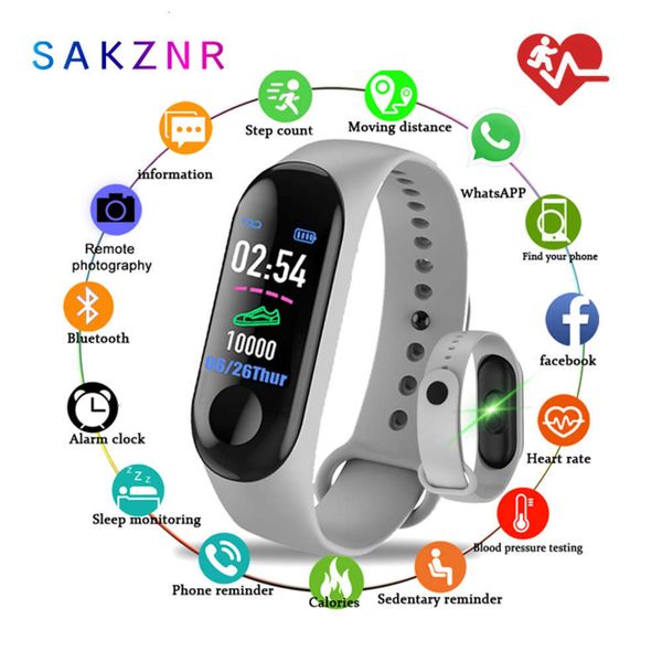 intelligent wristband m3 sprrt, continuous heart rate monitor, touch screen, fitns tracker, tpebgt
intelligent wristband m3 sprrt, continuous heart rate monitor, touch screen, fitns tracker, tpebgt