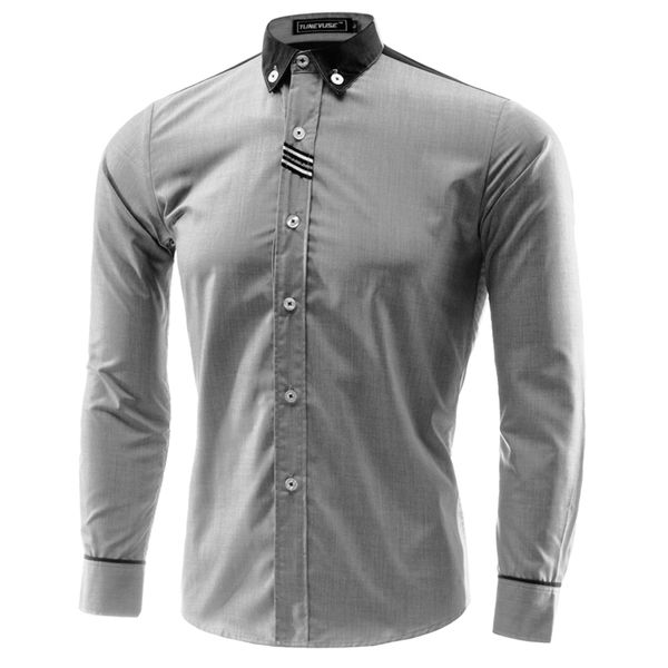 2019 spring of the new men's fashionable ribbon shirts 4xl designer mens famous brand men long sleeve shirt camisa 2, White;black
2019 spring of the new men's fashionable ribbon shirts 4xl designer mens famous brand men long sleeve shirt camisa 2, White;black