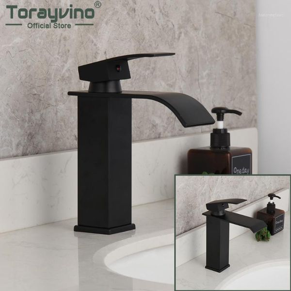 torayvino matte black bathroom faucet single handle single hole basin sink faucets washbasin cold and mixer waterfall tap1
torayvino matte black bathroom faucet single handle single hole basin sink faucets washbasin cold and mixer waterfall tap1