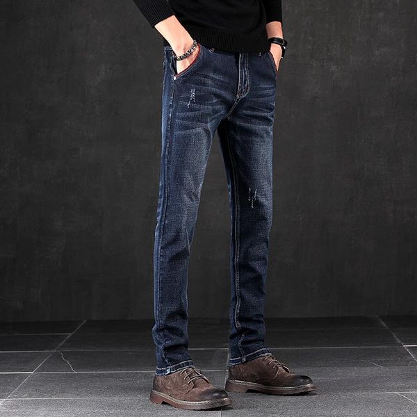men's jeans spring winter 2020 new warm slim fit business fashion thicken denim trousers black blue jeans men
men's jeans spring winter 2020 new warm slim fit business fashion thicken denim trousers black blue jeans men