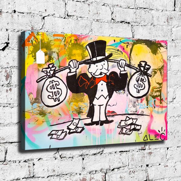 alec monopoly "money weightlifter" home decoration oil painting on canvas large wall art canvas pictures 210206
alec monopoly "money weightlifter" home decoration oil painting on canvas large wall art canvas pictures 210206