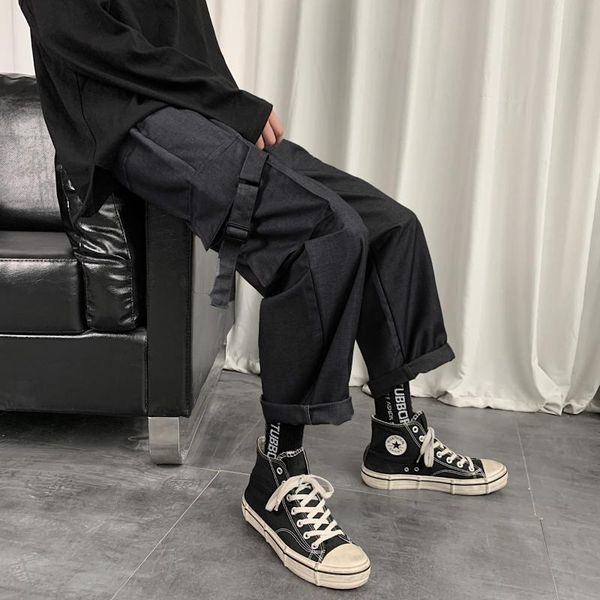 men's oversized cargo pants korean casual fashion loose big pocket straight leg pants men's harajuku streetwear wide leg, Black
men's oversized cargo pants korean casual fashion loose big pocket straight leg pants men's harajuku streetwear wide leg, Black