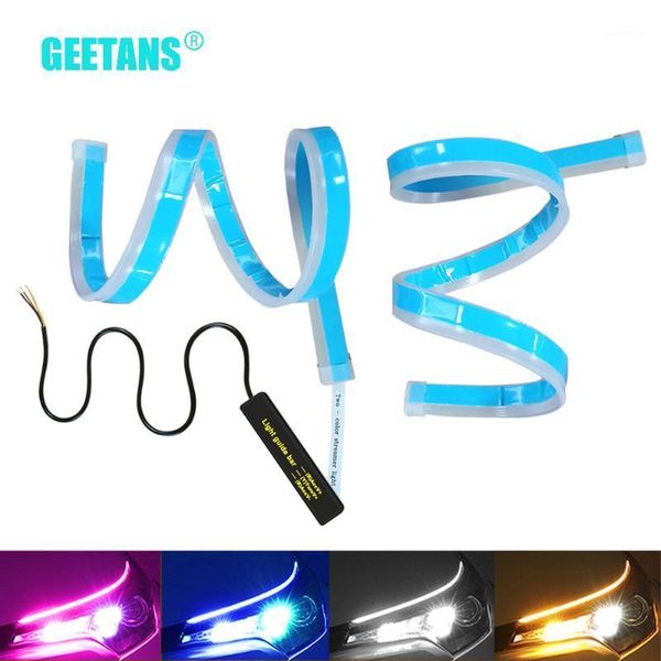 geetans 2x 60cm car drl led daytime running lights white turn signal yellow guide strip for headlight assembly drop shipping cj1
geetans 2x 60cm car drl led daytime running lights white turn signal yellow guide strip for headlight assembly drop shipping cj1