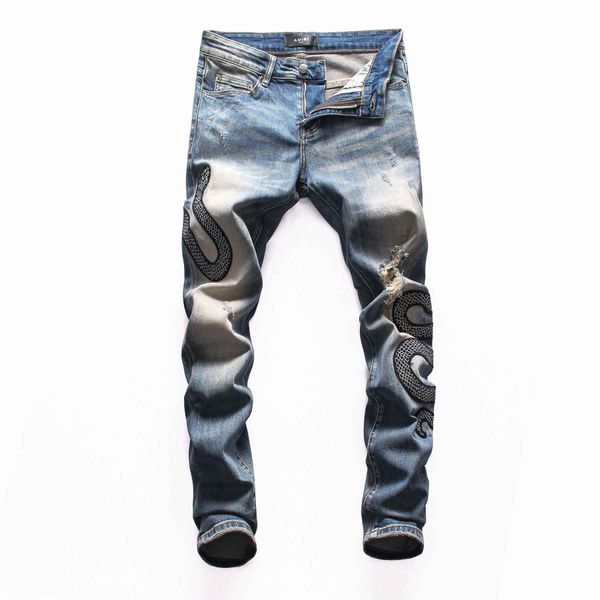 2020 mens jeans 8097 distressed motorcycle biker jeans slim ripped hole stripe famous brand denim pants hip hop jeans, Blue
2020 mens jeans 8097 distressed motorcycle biker jeans slim ripped hole stripe famous brand denim pants hip hop jeans, Blue
