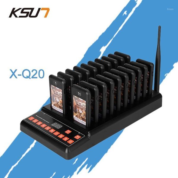 walkie talkie ksun t-q20 restaurant pager wireless paging queuing system 16 call pagers 999 channel equipments transceiver1
walkie talkie ksun t-q20 restaurant pager wireless paging queuing system 16 call pagers 999 channel equipments transceiver1