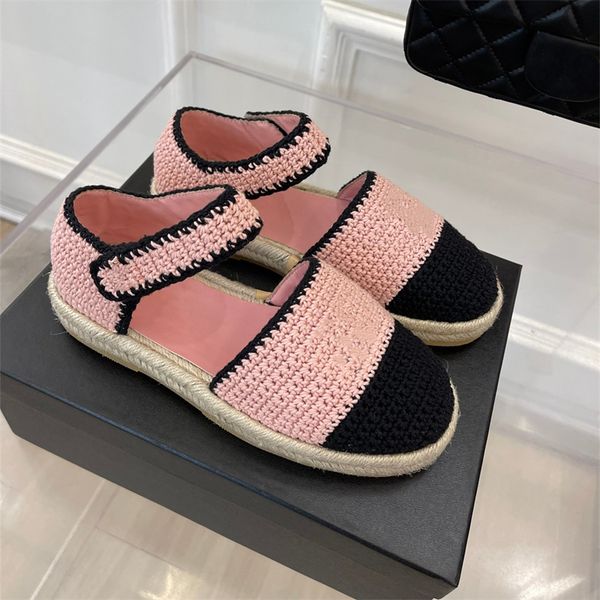 2022design sandals women spring summer knitted fabric flats mixed colors fashion leisure shoess metal decoration weaves vintage, Black
2022design sandals women spring summer knitted fabric flats mixed colors fashion leisure shoess metal decoration weaves vintage, Black