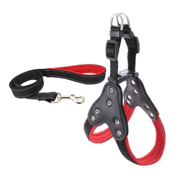 dog collars & leashes explosion proof harness leash set adjustable nylon mesh pet for dogs shining rhinestone walking runing product
dog collars & leashes explosion proof harness leash set adjustable nylon mesh pet for dogs shining rhinestone walking runing product