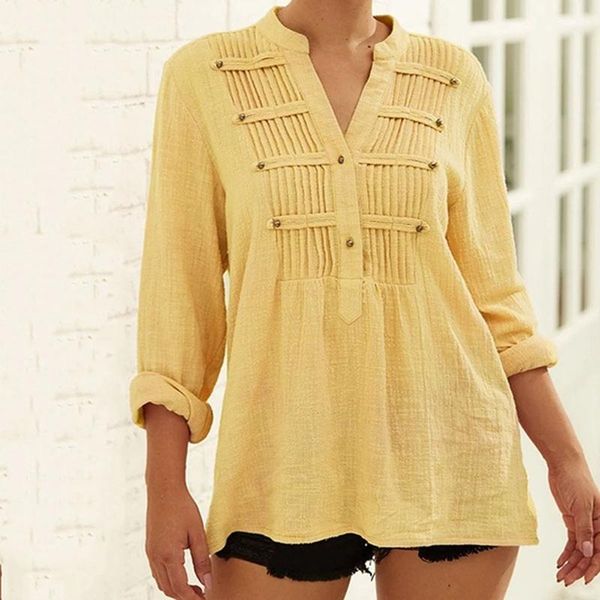women's t-shirt casual loose tees for women femme elegant v-neck solid color tshirt female ladies 2021 fashion tuck decor t-shirt1, White
women's t-shirt casual loose tees for women femme elegant v-neck solid color tshirt female ladies 2021 fashion tuck decor t-shirt1, White