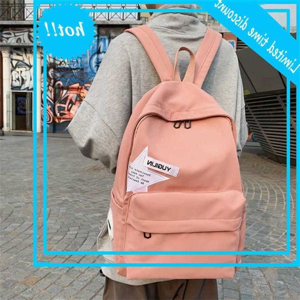 pure color waterproof nylon women female backpack for teenage girls school book mochila
pure color waterproof nylon women female backpack for teenage girls school book mochila