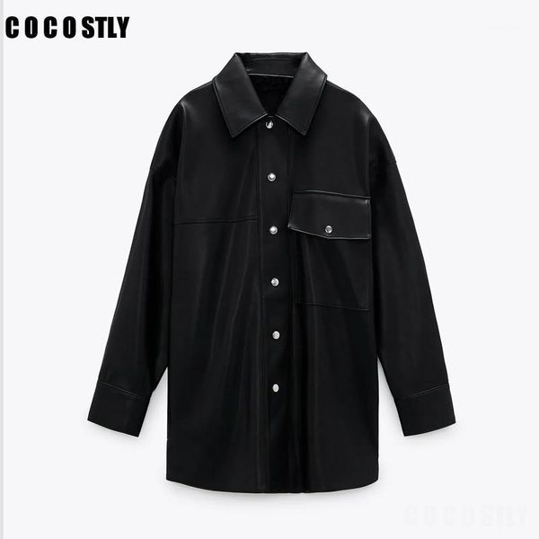 autumn woman jacket oversize black faux leather jackets long sleeve biker shirts jacket coat female casual loose outerwear 1
autumn woman jacket oversize black faux leather jackets long sleeve biker shirts jacket coat female casual loose outerwear 1
