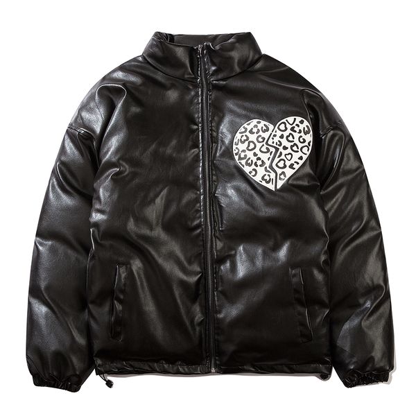 break heart leather coats men stand collar padded thick men's parkas outwear warm coats, Black;brown
break heart leather coats men stand collar padded thick men's parkas outwear warm coats, Black;brown