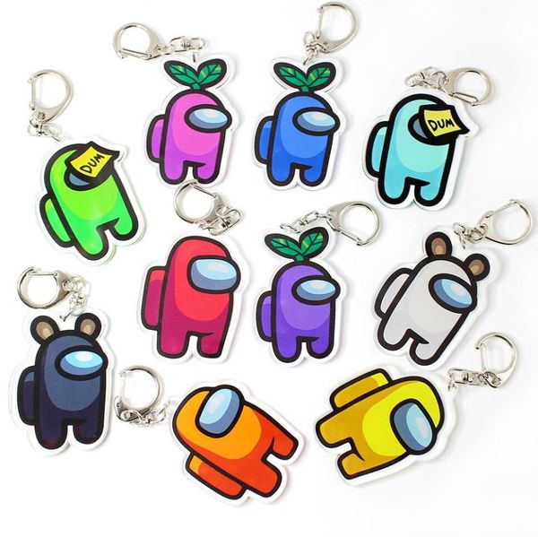 6cm among us keychain games amongus key chain for car keys decoration accessories toy peripheral pendant gift for boyfriends, Silver
6cm among us keychain games amongus key chain for car keys decoration accessories toy peripheral pendant gift for boyfriends, Silver