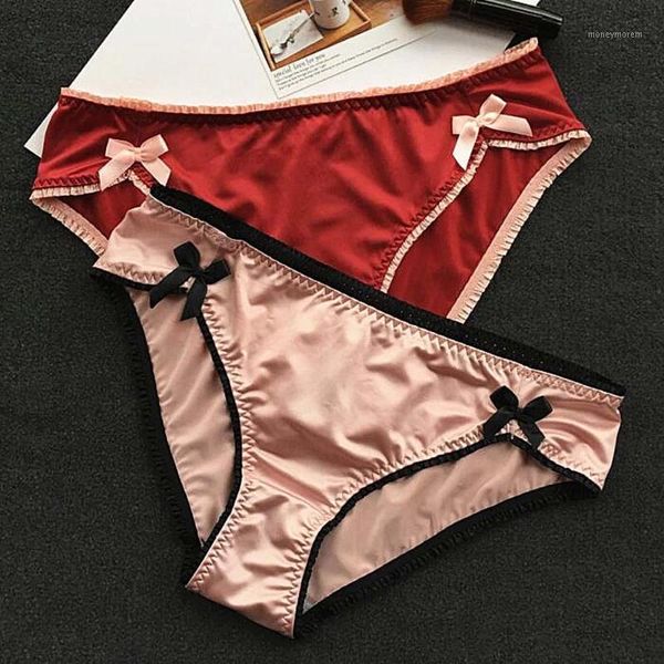 women's panties bowknot decor women seamless smooth ultra-thin g-string thongs low waist lingerie silk briefs japanese style underwear1, Black;pink
women's panties bowknot decor women seamless smooth ultra-thin g-string thongs low waist lingerie silk briefs japanese style underwear1, Black;pink