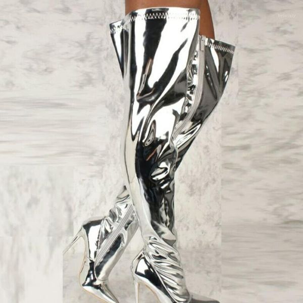 sarairis silver dress fashion knee high boots women brand boots ladies pointed toe party over the knee shoes1, Black
sarairis silver dress fashion knee high boots women brand boots ladies pointed toe party over the knee shoes1, Black